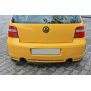 Maxton Design Mittlerer Heckdiffusor Ansatz für VW GOLF 4 R32 schwarz Hochglanz