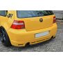 Maxton Design Mittlerer Heckdiffusor Ansatz für VW GOLF 4 R32 schwarz Hochglanz