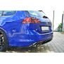 Maxton Design Mittlerer Heckdiffusor Ansatz für VW GOLF 7 R VARIANT  schwarz Hochglanz