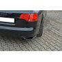 Maxton Design Heck Ansatz Flaps Diffusor für AUDI A4 B7 schwarz Hochglanz