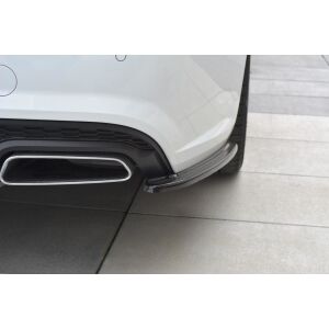 Maxton Design Heck Ansatz Flaps Diffusor für Audi A6...