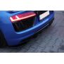 Maxton Design Heck Ansatz Flaps Diffusor für Audi R8 Mk.2 schwarz Hochglanz