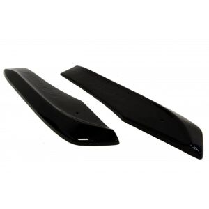 Maxton Design Heck Ansatz Flaps Diffusor für AUDI RS6 C5 AVANT schwarz Hochglanz