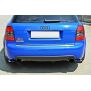 Maxton Design Heck Ansatz Flaps Diffusor für AUDI S4 B6 Avant schwarz Hochglanz