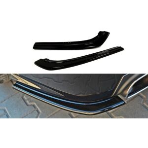 Maxton Design Heck Ansatz Flaps Diffusor für AUDI S8 D3 schwarz Hochglanz