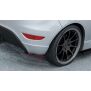 Maxton Design Heck Ansatz Flaps Diffusor für FORD FIESTA MK7 ST / STLINE / ZETEC S schwarz Hochglanz