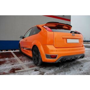 Maxton Design Heck Ansatz Flaps Diffusor V.2 / V2 für Ford Focus ST Mk2 schwarz Hochglanz