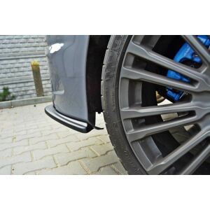 Maxton Design Heck Ansatz Flaps Diffusor für Ford Focus RS Mk3 schwarz Hochglanz