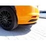 Maxton Design Heck Ansatz Flaps Diffusor für Ford Focus ST Mk3 Hatchback schwarz Hochglanz