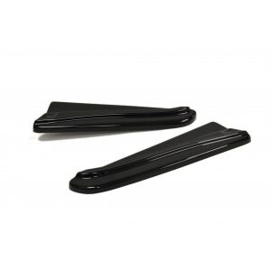 Maxton Design Heck Ansatz Flaps Diffusor für JAGUAR XF X250 SPORTBRAKE schwarz Hochglanz