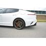Maxton Design Heck Ansatz Flaps Diffusor für KIA STINGER GT schwarz Hochglanz