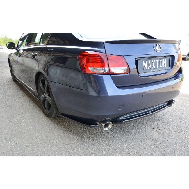 Maxton Design Heck Ansatz Flaps Diffusor für LEXUS GS MK.3 schwarz Hochglanz