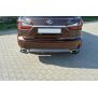 Maxton Design Heck Ansatz Flaps Diffusor für Lexus RX Mk4 T schwarz Hochglanz