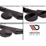 Maxton Design Heck Ansatz Flaps Diffusor für Lexus RX Mk4 T schwarz Hochglanz