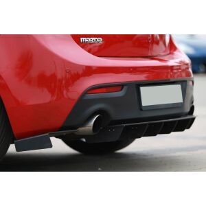 Maxton Design Heck Ansatz Flaps Diffusor für MAZDA 3 MK2 MPS