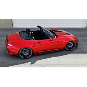 Maxton Design Heck Ansatz Flaps Diffusor für Mazda MX-5 IV schwarz Hochglanz