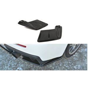 Maxton Design Heck Ansatz Flaps Diffusor für Mitsubishi Lancer Evo X schwarz Hochglanz