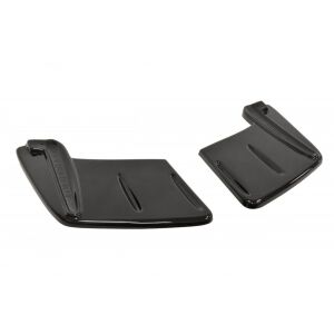 Maxton Design Heck Ansatz Flaps Diffusor für Mitsubishi Lancer Evo X schwarz Hochglanz