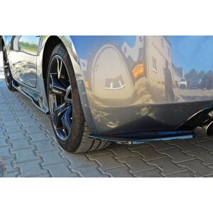 Maxton Design Heck Ansatz Flaps Diffusor für Nissan 370Z schwarz Hochglanz