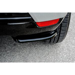 Maxton Design Heck Ansatz Flaps Diffusor für Renault Clio Mk4 schwarz Hochglanz