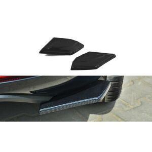 Maxton Design Heck Ansatz Flaps Diffusor für SEAT LEON III CUPRA / FR schwarz Hochglanz