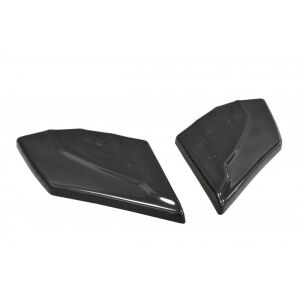 Maxton Design Heck Ansatz Flaps Diffusor für SEAT LEON III CUPRA / FR schwarz Hochglanz