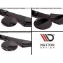 Maxton Design Heck Ansatz Flaps Diffusor für SEAT LEON III CUPRA / FR schwarz Hochglanz