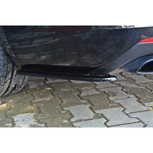 Maxton Design Heck Ansatz Flaps Diffusor für Skoda Octavia RS Mk3 / Mk3 FL Hatchback / Kombi schwarz Hochglanz