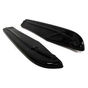 Maxton Design Heck Ansatz Flaps Diffusor für Skoda Octavia RS Mk3 / Mk3 FL Hatchback / Kombi schwarz Hochglanz