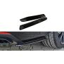 Maxton Design Heck Ansatz Flaps Diffusor für Skoda Octavia RS Mk3 / Mk3 FL Hatchback / Kombi schwarz Hochglanz