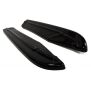 Maxton Design Heck Ansatz Flaps Diffusor für Skoda Octavia RS Mk3 / Mk3 FL Hatchback / Kombi schwarz Hochglanz