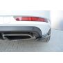 Maxton Design Heck Ansatz Flaps Diffusor für Skoda Superb Mk3 Hatchback / Kombi schwarz Hochglanz