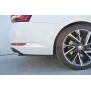 Maxton Design Heck Ansatz Flaps Diffusor für Skoda Superb Mk3 Hatchback / Kombi schwarz Hochglanz