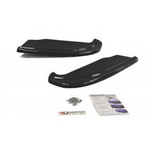 Maxton Design Heck Ansatz Flaps Diffusor für Subaru Impreza II WRX schwarz Hochglanz