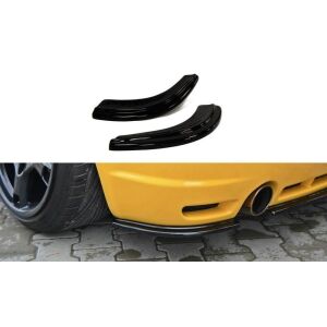 Maxton Design Heck Ansatz Flaps Diffusor für VW GOLF 4 R32 schwarz Hochglanz