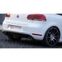 Maxton Design Heck Ansatz Flaps Diffusor für VW GOLF 6 GTI 35TH schwarz Hochglanz