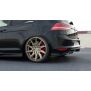 Maxton Design Heck Ansatz Flaps Diffusor V.1 / V1 für VW Golf 7 R / R-Line  schwarz Hochglanz