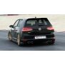 Maxton Design Heck Ansatz Flaps Diffusor V.1 / V1 für VW Golf 7 R / R-Line  schwarz Hochglanz