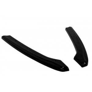 Maxton Design Heck Ansatz Flaps Diffusor für VW GOLF 7 R VARIANT schwarz Hochglanz