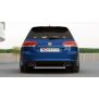 Maxton Design Heck Ansatz Flaps Diffusor für VW GOLF 7 R VARIANT schwarz Hochglanz