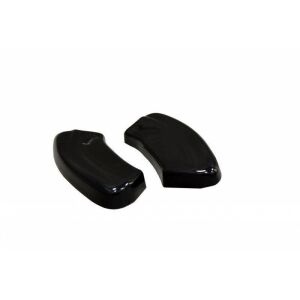 Maxton Design Heck Ansatz Flaps Diffusor für VW Golf 7 R / R-Line Facelift schwarz Hochglanz