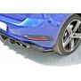 Maxton Design Heck Ansatz Flaps Diffusor für VW Golf 7 R / R-Line Facelift schwarz Hochglanz