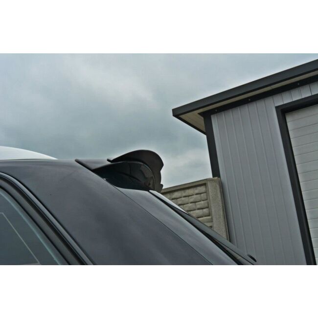 Maxton Design Spoiler CAP für Audi S4 / A4 S-Line B7 Avant schwarz Hochglanz