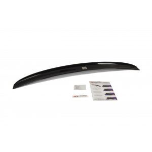 Maxton Design Spoiler CAP für Audi A6 S-line C6 Limousine schwarz Hochglanz