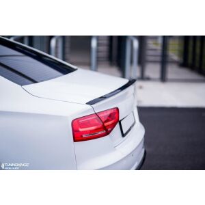 Maxton Design Spoiler CAP für Audi A8 D4 schwarz Hochglanz