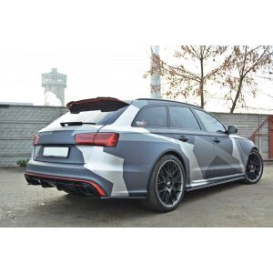 Maxton Design Spoiler CAP für Audi RS6 C7 / C7 FL schwarz Hochglanz