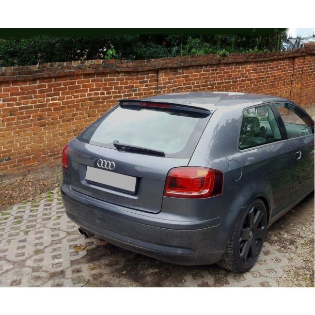 Maxton Design Spoiler CAP für Audi A3 8P / 8P FL schwarz Hochglanz