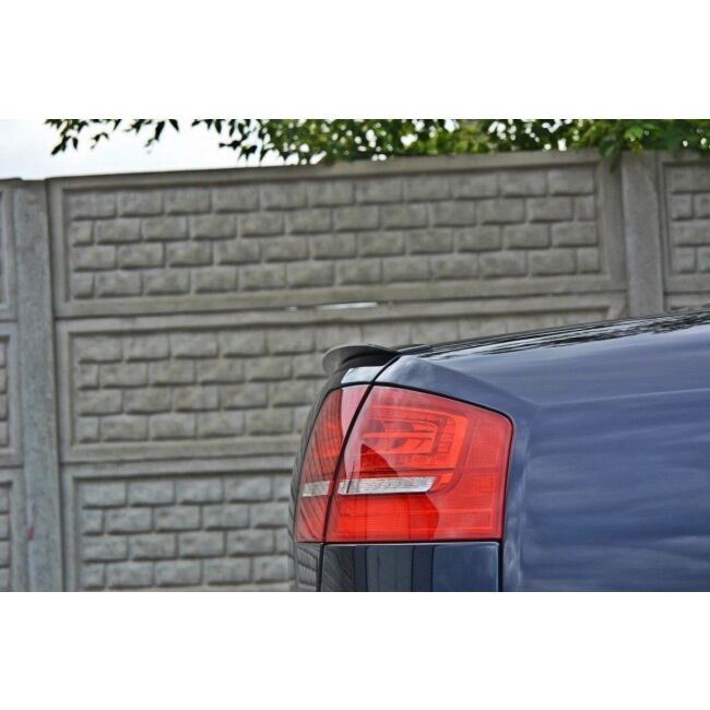 Maxton Design Spoiler CAP für Audi A8 D3 schwarz Hochglanz