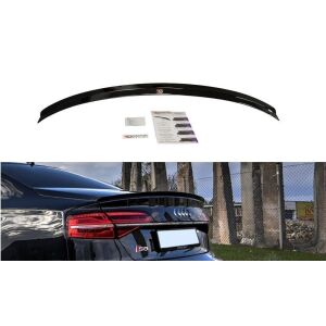 Maxton Design Spoiler CAP für Audi S8 D4 FL schwarz Hochglanz