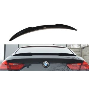 Maxton Design Spoiler CAP für BMW 6er Gran Coupé M Paket schwarz Hochglanz